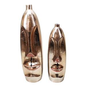 Escultura de cara humana para decoración del hogar, escultura de personaje humano abstracto moderno para decoración de mesa - Product Image 1