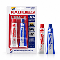 Adhésif acrylique bicomposant AB 1:1, séchage rapide, colle forte pour l'assemblage industriel, la maintenance et la réparation