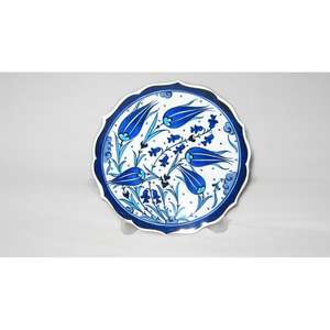 Plaque classique en céramique de 18cm Design élégant pour décoration intérieure ou extérieure - Product Image 2