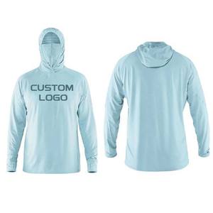 Ropa de pesca de manga larga para hombres Logotipo personalizado Nuevo estilo Sudadera con capucha de moda con camisas de Sol de secado rápido Transpirable - Product Image 6