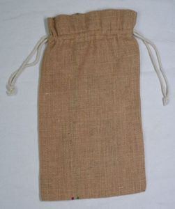Sac de rangement à cordon en coton biologique 100% imprimé à l'écran avec logo personnalisé, design durable, recyclable et réutilisable - Product Image 1