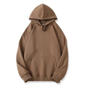 Hombres desgastado bordado personalizado de alta calidad de cara completa Pull over sudaderas con capucha - Product Image 5