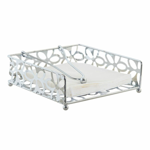 Servilletero de Metal Dorado Premium para Encimera de Cocina con Brazo Ponderado y Base de Madera para Mesa de Comedor y Uso en Restaurantes - Product Image 5