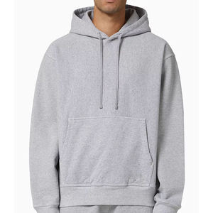 2024 Unisex de gran tamaño Drop Shoulder Hoodie Longitud regular Cropped Boxy Loose Fit Custom Logo ODM Supply para invierno - Product Image 4