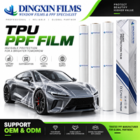 Film de protection de peinture automobile transparent, TPU PPF super hydrophobe, auto-réparant instantané, matière première BASF, directement de l'usine