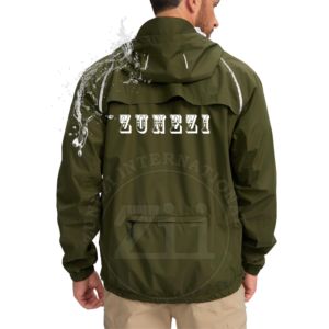 เสื้อแจ็คเก็ตทำงานฤดูหนาวสุดชิค สีเหลืองอุ่น สะท้อนแสงเพื่อความปลอดภัย แบบ Oxford Bomber ปิดด้วยซิป วัสดุโพลีเอสเตอร์แบบ Hi-Vis มาตรฐาน ANSI Class 3 - Product Image 2