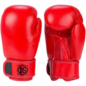 Guantes de Boxeo de Cuero de Alta Calidad con Agarre Completo para las Manos, Diseño de Dedos Completos, Etiqueta Privada Personalizada, Color Sólido, Tamaños Personalizables para Exteriores - Product Image 1