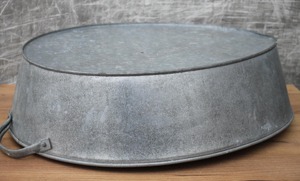 Nouvelle jardinière de sol en métal galvanisé de style traditionnel pour la conception antique d'utilisation décorative de jardin à la maison - Product Image 3