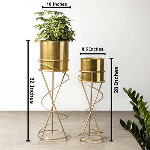 Maceteros inteligentes artesanales de metal con diseños modernos colgantes para balcón y sala de estar elevan su espacio - Product Image 2