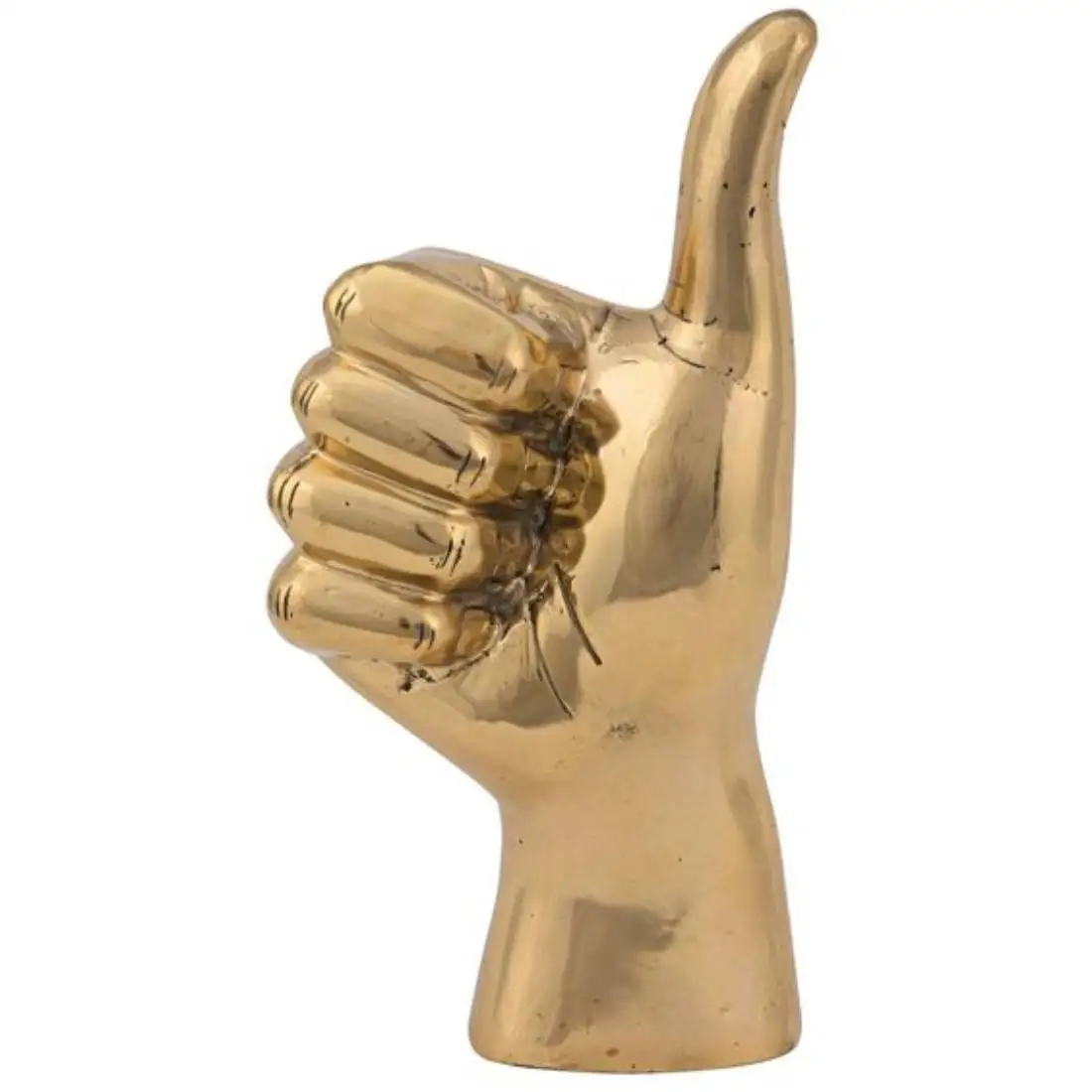 Everything Is Fine Thumb Shape Brass Sculptured Paper Weight For Office Wholesale Supply Promotional Good Gift Accessory