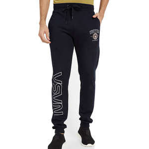 Pantalones Jogger para Hombre, Corte Regular, Cintura Elástica, 100% Algodón, Felpa Gruesa, Ropa Deportiva, Invierno, Color Liso - Product Image 1