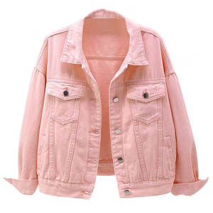 Nouvelle arrivée Veste en jean pour femmes Veste en jean à manches longues de haute qualité Coupe classique Vêtement de rue tendance Veste en jean pour femmes - Product Image 1