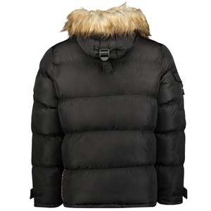 Venta al por mayor de puños elásticos para hombre, chaqueta Parka especial de invierno para hombre, prendas de vestir exteriores con capucha de piel de primera calidad para la temporada de frío, chaqueta de desgaste - Product Image 2