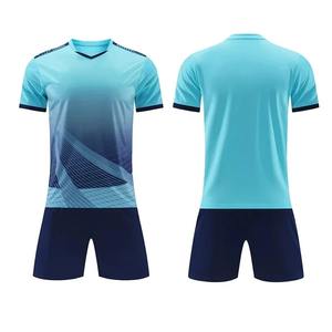 Men Short Sleeve Soccer Hot Sale Of The Season Football Uniform <b>Set</b> Short Sleeve High Quality Soccer Uniform - Product Image 2