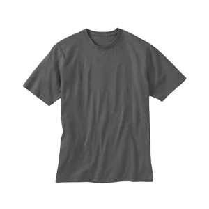 Qualité supérieure Coton Fibre De Bambou Hommes Casual o-Neck Soft Body Plain Dyed tricoté Chemise Respirant Anti-humidité t-shirts - Product Image 4