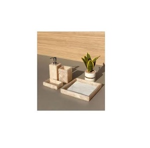 Set da bagno in resina per decorazioni per la casa Set di accessori da bagno in resina bianca di ottima qualità set da bagno in resina