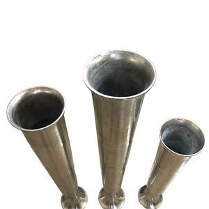 Vase à fleurs nickelé de petite taille pour jardin maison balcon et chambre Table d'appoint Vases et pots à fleurs en métal décoratifs - Product Image 2