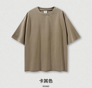 เสื้อยืดคอกลมสำหรับผู้ชายเสื้อใส่ไปยิมโอเวอร์ไซส์ - Product Image 4