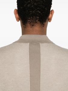 เสื้อยืดทำงานเปิดคอสำหรับผู้ชายฤดูร้อนเสื้อโปโลแบบเย็บปะสุดเท่เสื้อถักแบบลำลองพิมพ์ลายพื้น - Product Image 4