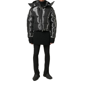 Veste décontractée pour homme, tendance, mode, hiver, toile, rembourrage en polyester, imperméable, respirante, séchage rapide, col montant, polaire épaisse - Product Image 4