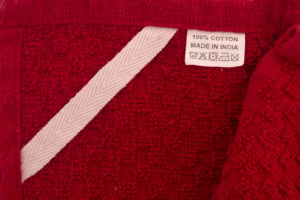 100% Terry Cotton Woven Square <b>Sports</b> <b>Towel</b> Quick-Dry Eco-Friendly Antimicrobial Customizable Logo Red <b>Sports</b> Pattern Hotels - Product Image 4