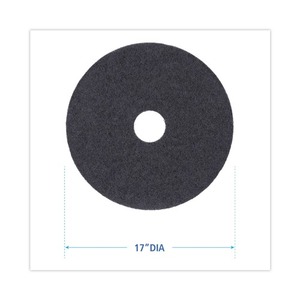 Discos de Pulido para Pisos Boardwalk BWK4017BLA, Negros, de 17 Pulgadas de Diámetro, 5 por Caja - Product Image 3