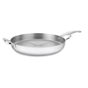 Padella in Alluminio Serie Professionale 7000 (36cm) Design Moderno Argento Naturale con Manico in Acciaio Inox - Product Image 2