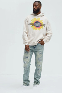 Servicio OEM Sudadera con Capucha Personalizada para Hombre con Logotipo Personalizado, Moderna, Informal, con Estampado de Letras, de Alta Calidad y Gruesa para Otoño e Invierno - Product Image 2