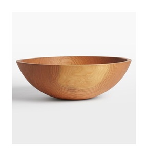Tazón de servidor de madera de la mejor calidad, tazón de madera para servir alimentos de diseño antiguo para el tazón de madera más vendido - Product Image 1