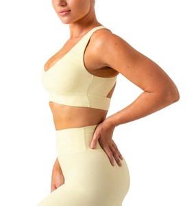 Ensemble de yoga pour femmes personnalisé de haute qualité vêtements de sport pour femmes ensemble de yoga de sport Fitness respirant Gym séchage rapide - Product Image 6