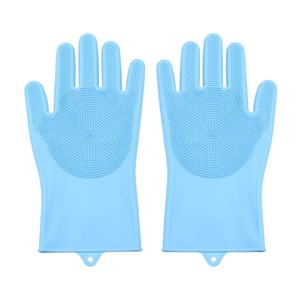 <b>Pet</b> Bathing Gloves & Thickened Anti-Scratch Silicone <b>Brush</b> for Cats and Dogs-Removes Loose Fur - Product Image 5