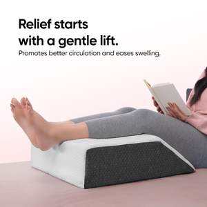 Almohada de Elevación para Piernas Frido - Núcleo de Espuma de Alta Resiliencia, Tejido de Punto Lavable, Soporte para Edema y Várices, 57x51x18cm - Product Image 3