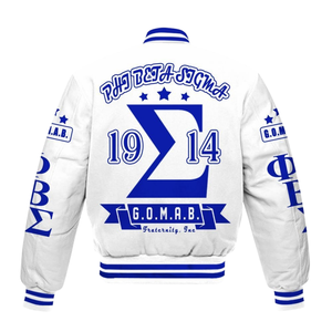 Iota Phi Theta 1963 vie grecque Camouflage broderie varsity veste marron or fraternité vêtements classique hiver collège - Product Image 3