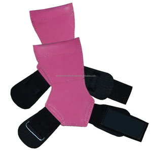 Poignées de poignet de gymnastique avec logo personnalisé sangles de levage coussinets de poignet en silicone et en cuir poignées de massage des doigts d'haltérophilie - Product Image 5