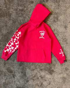 Design personnalisé de luxe de qualité 100% coton sweat à capuche surdimensionné et écologique éponge française poids lourd impression numérique crochet solide - Product Image 1