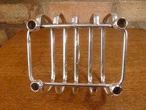 ที่วางขนมปังสีเงินหรูหราสำหรับขนมปังอาหารเช้าอุปกรณ์ครัวที่เก็บของในบ้านและที่วางขนมปังปิ้ง - Product Image 3