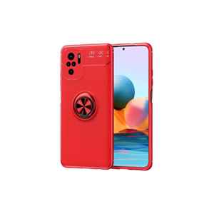 Funda protectora de silicona ajustada y a prueba de golpes Netzy SAFA Ravel para Poco M5S y Redmi 4G, carcasa de teléfono de color rojo - Product Image 1