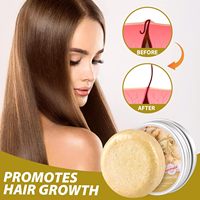 KS Barre de Shampooing et Après-Shampooing Solide Végétalienne Bio aux Herbes Antichute Anti-Pelliculaire Lissante Nourrissante Contrôle du Sébum Rafraîchissante Faite à la Main à la Rose