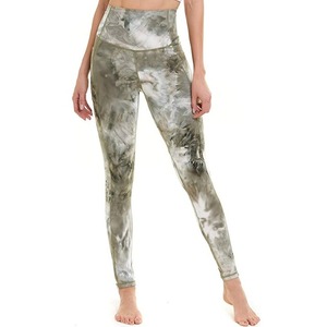 Leggings de Cintura Alta Antideslizantes para Mujer, de Secado Rápido, Spandex, Nailon, Diseño Sólido, Cintura Elástica, Estilo Conjunto, Precio al por Mayor - Product Image 1