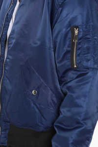 Top Trending Products show Satin Jacket 100% Cotton Streetwear Flat Bordado Button Jacket Winter Webbing Jacket - Product Image 4