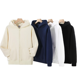 Sweat-shirts à capuche zippés personnalisés pour femmes, qualité supérieure, 100 % coton molletonné, vierges, hiver, OEM, anti-boulochage, luxe - Product Image 1