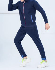 Meilleur modèle Survêtement pour hommes Vêtements d'hiver À bas prix Nouvelle arrivée Logo personnalisé Plus vendant Option taille Plus ensembles de services OEM - Product Image 4