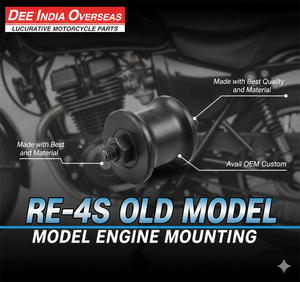 Support de fixation moteur en caoutchouc pour Bajaj RE 4S, ancien modèle, pièces détachées pour auto-rickshaw - Product Image 2