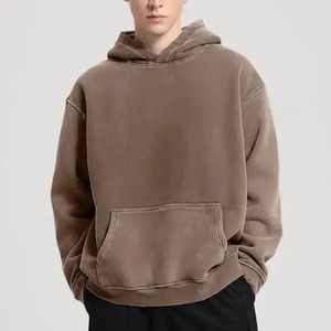 Ensemble sweat à capuche et pantalon de survêtement délavés à l'acide de haute qualité personnalisés Survêtement vintage Survêtement Sweat Stack Flare Pant Suit pour hommes - Product Image 1