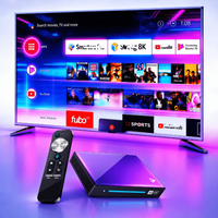 Boîtier TV H96 Max M9 8K Android 14 le plus vendu en 2026 - Octa-Core RK3576 8 Go/128 Go Wi-Fi 6 Décodeur H96MAX