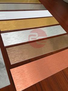 لوحة صور صبغ فارغة قابلة للطباعة ، لوحة نقل حراري من الألومنيوم الذهبي ، شريحة 3 A4 ، ألواح معدنية مخصصة ، طبقة PE - Product Image 3