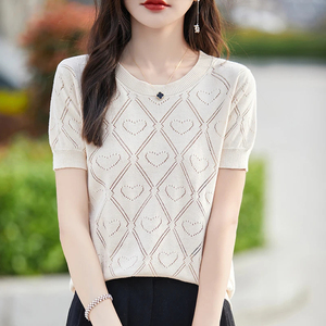 Camisas de mujer de manga corta moda Unisex camisetas de cuello redondo mujeres camisetas - Product Image 2