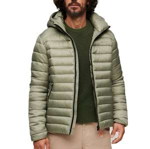 Veste d'hiver chaude coupe-vent de luxe pour homme, veste matelassée brillante, veste d'extérieur épaisse en duvet pour homme - Product Image 1