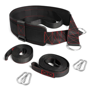 เข็มขัดรัดเอวสำหรับฝึกซ้อมแบบ Heavy Duty ปรับน้ำหนักได้ พร้อมตัวล็อคสำหรับการฝึกดึงสเลด - Product Image 4