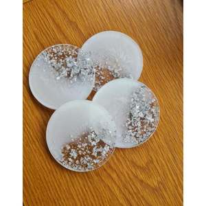 Posavasos de resina duraderos con base antideslizante para estabilidad en varias superficies Juego de 2 con calidad superior a muy buen precio - Product Image 6